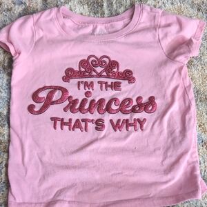 The Children's Place Pink Princess Tee